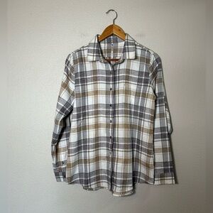 Kuhl Kamila Flannel Long Sleeve Button Down Medium
